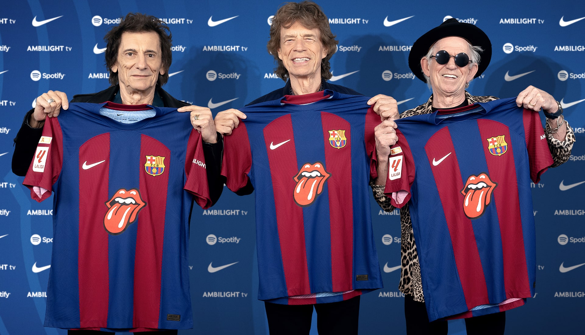 Camiseta del FC Barcelona: The Rolling Stones y Spotify se unen para una colaboración icónica