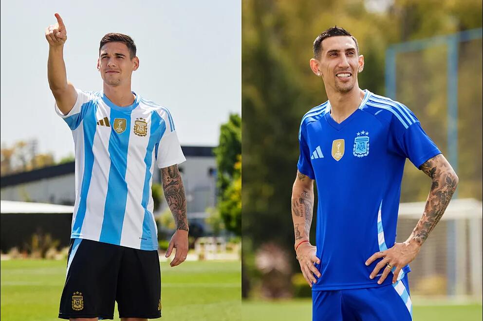 Camiseta Argentina Copa America 2024 de local y visitante